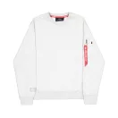 Label Sweashirt Backprint - pastel grey melange Label Sweashirt Backprint - pastel grey melange