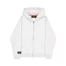Label Zip Back Print Hoodie - pastel grey melange Label Zip Back Print Hoodie - pastel grey melange