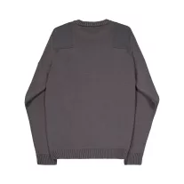 Military Knit Sweatshirt - vintage grey