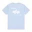 Label Backprint T-Shirt - artic blue
