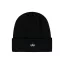 Metal Logo Beanie - black
