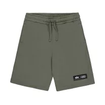 Label Jogger Short - dark olive