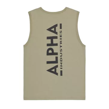 Backprint Tank - olive