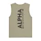 Backprint Tank - olive
