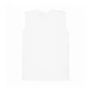 Waffle Small Logo Tank - white