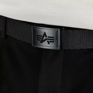 Heavy Duty Logo Belt - black/black
