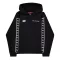 Logo Track Tape Hoodie- black
