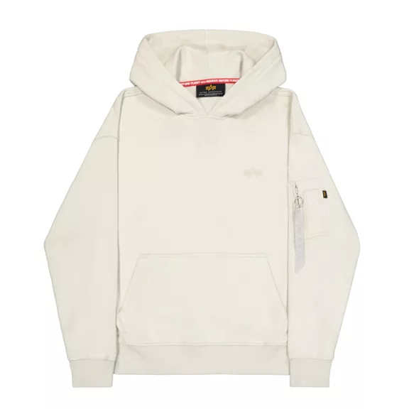 Dye To Match Mid Logo Hoodie - stone Dye To Match Mid Logo Hoodie - stone