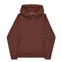 Dye To Match Mid Logo Hoodie - powder brown