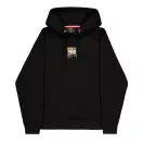 Dripping Camo Print Hoodie - black Dripping Camo Print Hoodie - black