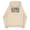 Dripping Camo Print Hoodie - organic beige