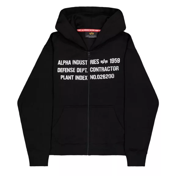 Defense Zip Hoodie - black Defense Zip Hoodie - black