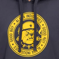Bulldog Hoodie - iron grey
