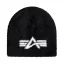 Fluffy Beanie - black