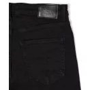 Tapered Denim Jeans - black