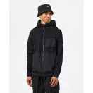 Daponte Zip Through Hoodie - black