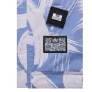 Technician Camo Cotton Jacket - cornflower blue