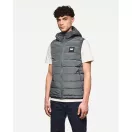 Toronto Hooded Gilet - Cyclone Grey