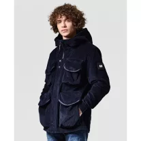 Cotoca Cord Field Jacket - navy