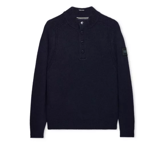 Castillos Wool Jumper - Navy Castillos Wool Jumper - Navy