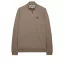 Matisa Quarter Neck Sweatshirt - mocha brown