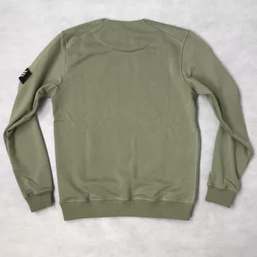 All Over Crew Neck - olive/black