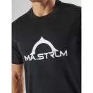 Bora Half Compass Print Tee - Jet Black