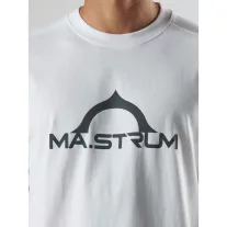 Bora Half Compass Print Tee - Optic White