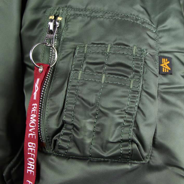 Invisible protection in special MA-1 jackets